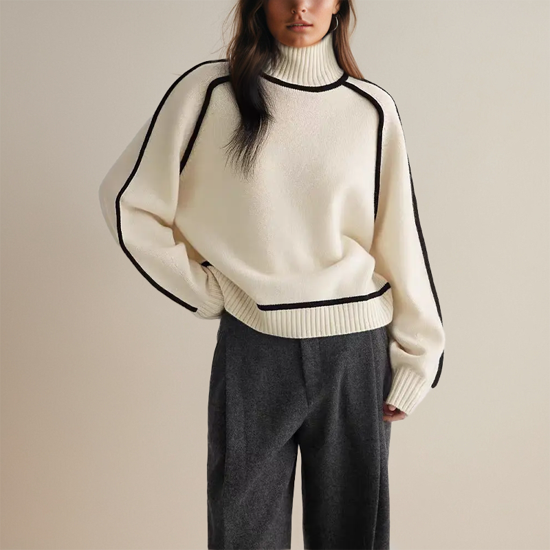 Soft Cashmere Turtleneck Sweater